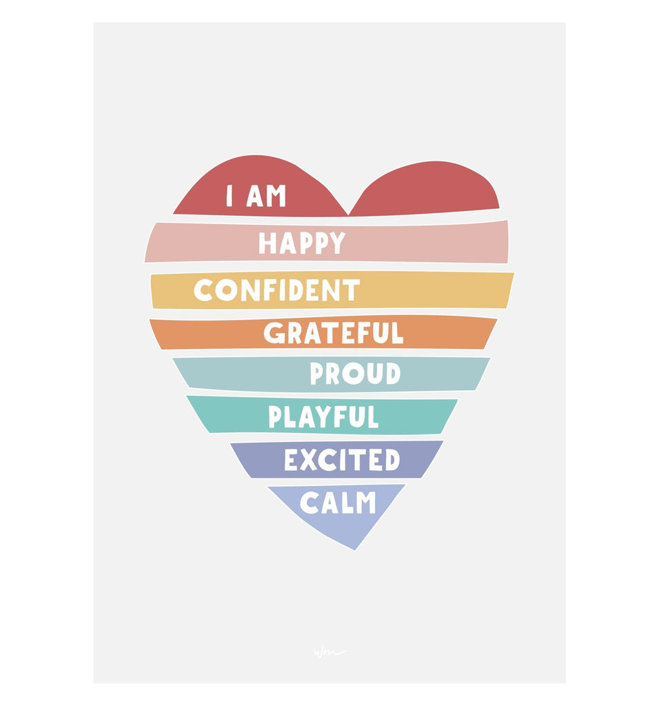 Affirmations Canvas Print - customisable - Wondermade