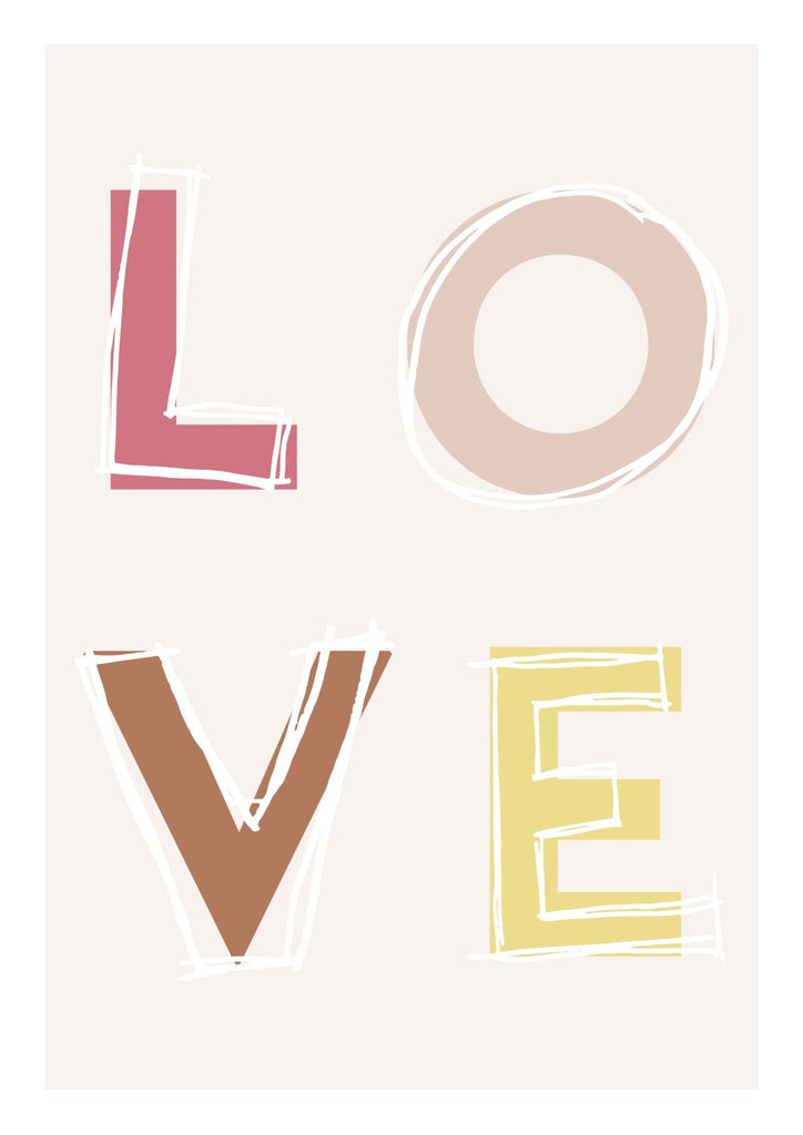 LOVE poster decal - Wondermade