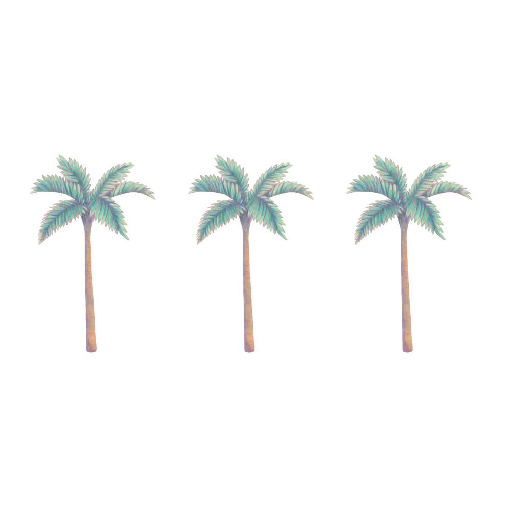 Palm Tree decal pack - Green - Wondermade