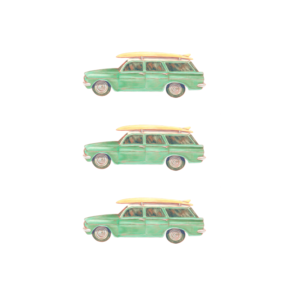 Retro Australian Holden EH Wagon decal pack - Several Colours - Wondermade