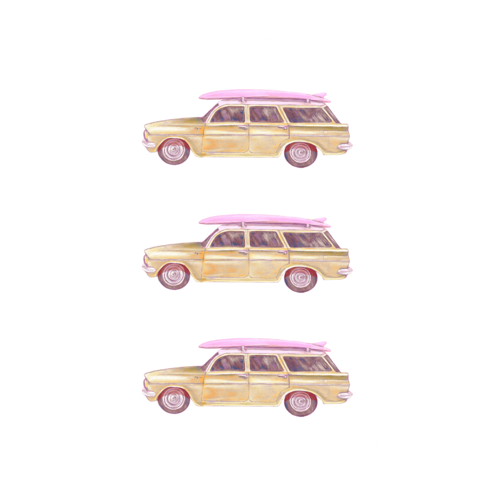 Retro Australian Holden EH Wagon decal pack - Several Colours - Wondermade