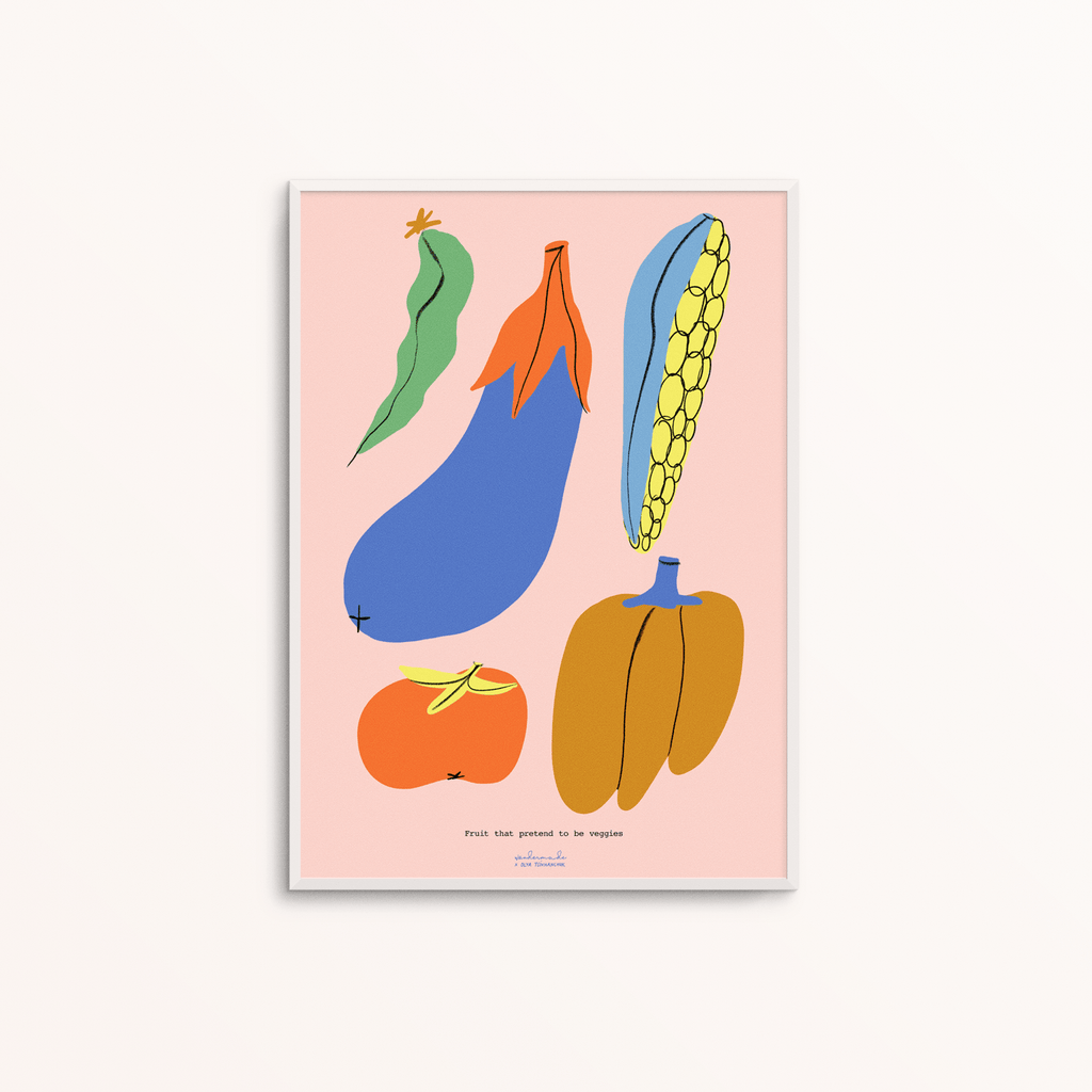 The Fruitful Vegetables - Art print - Wondermade