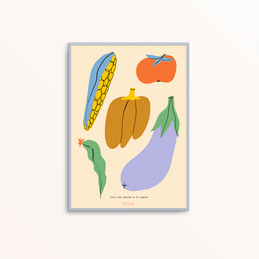 The Fruitful Vegetables - Art print - Wondermade